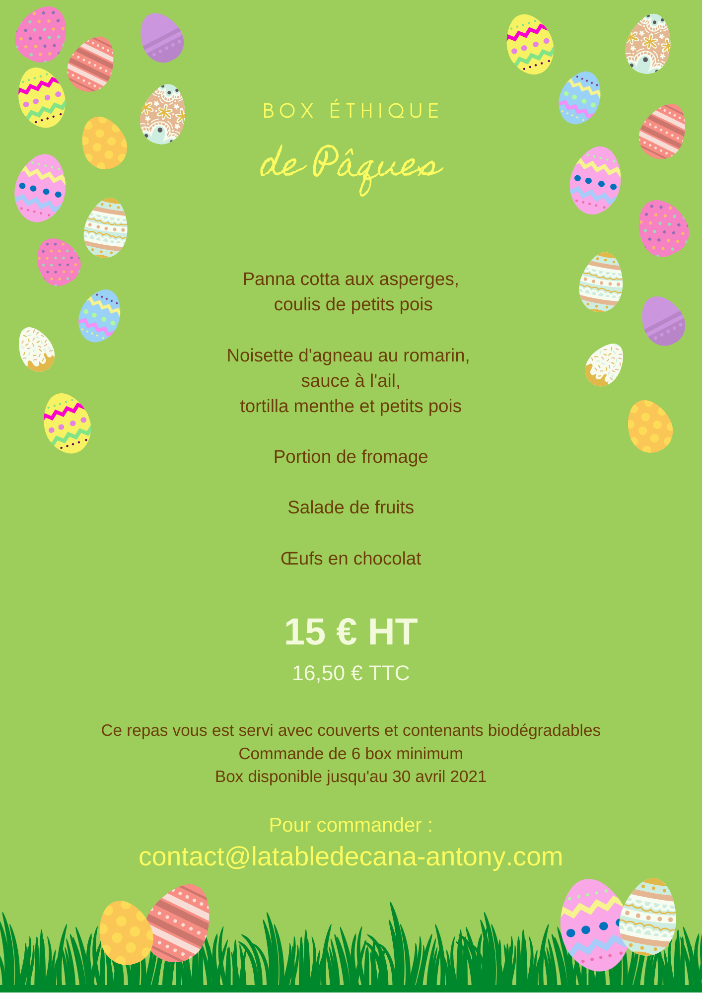 Asperges, agneau et œufs en chocolat composent notre menu gourmand spécial Pâques